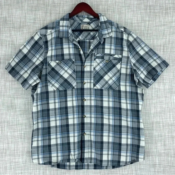 LL Bean Mens Size XL Reg short sleeve button down shirt 2729 - Picture 1 of 7
